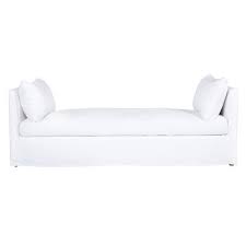 White Cotton Slip Cover Daybed