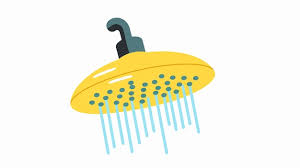 Modern Flat Icon Of Flexible Shower For