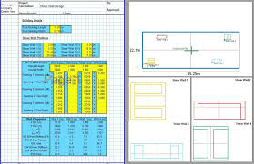 Concrete Shear Wall Design Spreadsheet