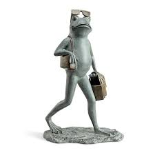 Suave Per Frog Garden Statue 34868