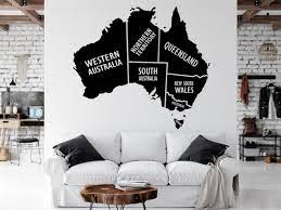 Map Wall Decal Map Wall Sticker