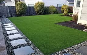 Green Rectangular Artificial Lawn Grass