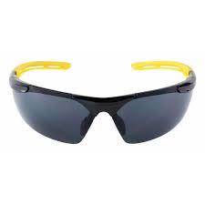 3m Safety Eyewear Glasses Gray Comfort Black Frame With Yellow Accent Anti Fog And Scratch Resistant Lens Case Of 6