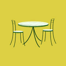 Flat Shading Style Icon Chairs And