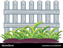 Garden Fence Detailed Style Icon Design
