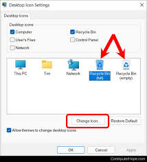 How To Change The Recycle Bin Icon