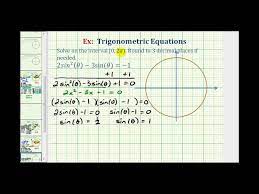 Ex Solve A Factorable Trig Equation