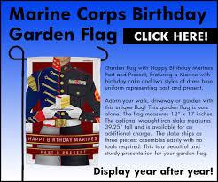 Marine Corps Birthday Garden Flag