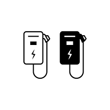 Electric Vehicle Charger Icon Vector