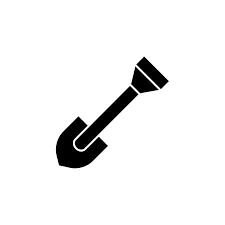 Shovel Black Glyph Icon Spade To Work