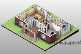 Double Y 3 Bedroom House Plan