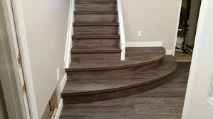 Vinyl Plank On Curved Stairs Curved