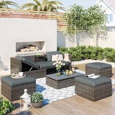 Wicker Outdoor Sectional Set