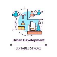 Urban Development Vector Art Icons
