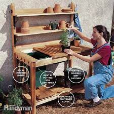 Build A Cedar Potting Bench Diy