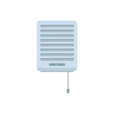 Wall Ventilation Icon Flat Isolated