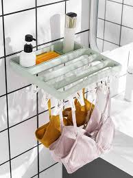 1pc Wall Mounted Drying Rack With