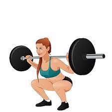 Barbell Squat Vector Art Png Images