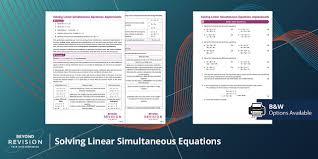 Solving Linear Simultaneous Equations
