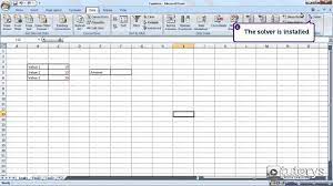 Equation Solver With Excel 2007