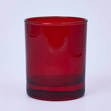 Box Of 6 30cl Red Candle Glass Set