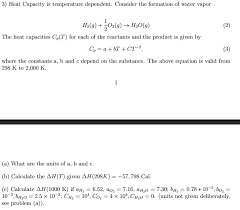 Heat Capacity Is Temperature Dependent