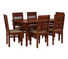 Buy Alanis 6 Seater Dining Table Set