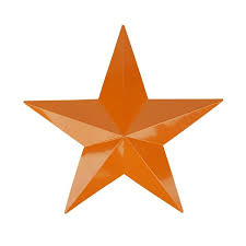 Dak 36 In H X 36 In W Orange Star Metal