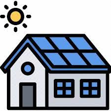 House Nature Panel Solar Icon