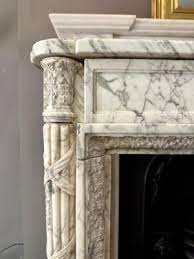Louis Xvi Calacatta Marble Fireplace