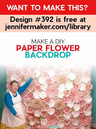Paper Flower Backdrop Tutorial Make A