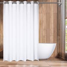 No Hook Hookless Shower Curtain