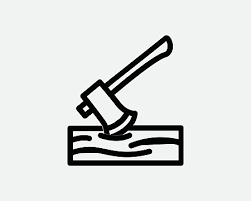 Chop Wood Icon Png Vector Psd And