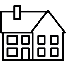 2 Floor House Free Buildings Icons