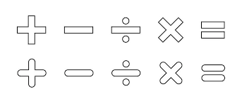 Multiplication Symbol Vector Art Icons