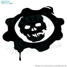 Gears Of War Cog Sticker Decal