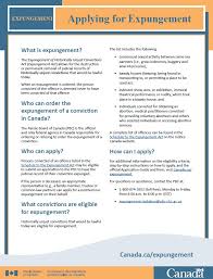 Fact Sheet Applying For Expungement