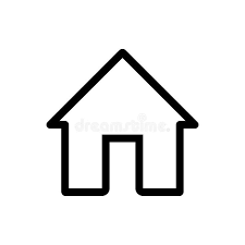 House Vector Icon Black And White Home