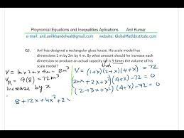 Polynomial Equations And Inequalities