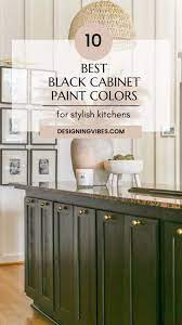 Black Paint Colors For Kitchen Cabinets