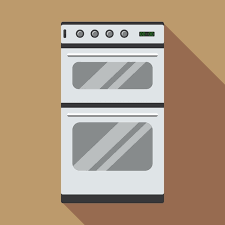 Commercial Gas Oven Icon Flat