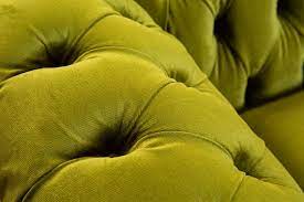 3 Seater Green Velvet Fabric