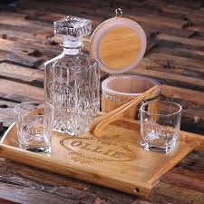 Personalized Whiskey Decanter Set With