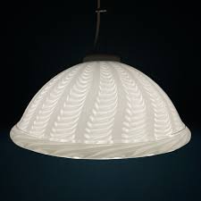 Retro Swirl Murano Glass Pendant Lamp