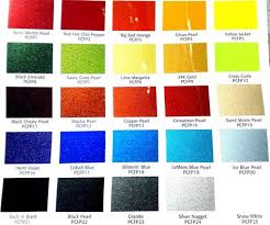 12 Car Paint Charts Ideas Paint