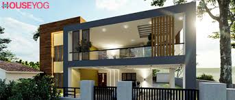 65x75 House Plan 4 Bedroom Villa
