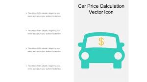 Car Calculation Vector Icon Ppt