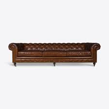 Brown Chesterfield Sofa Three Sizes
