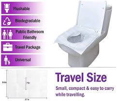 Toilet Seat Covers Paper Flushable 100