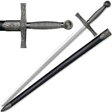 Wire Wrap Handle Medieval Sword